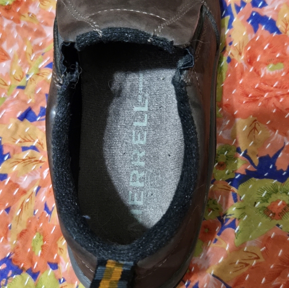 Like New Merrell Womens Size 7 Jungle Moc Nubuck Brown - Picture 11 of 12